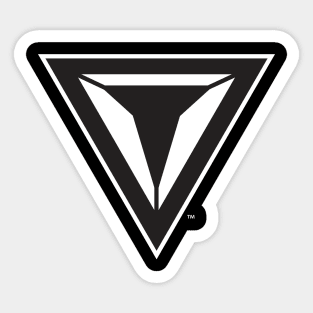 Mysterious T logo shirt Sticker